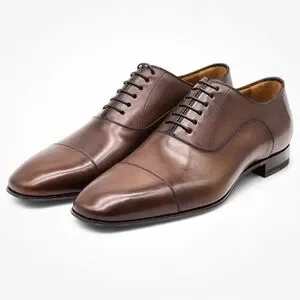 Christian Louboutin Men\'s Dark Brown Oxfords BRAND NEW! Greggo - Oxfords - Patinated calf leather - Havane - Men  main image 2